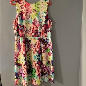 Worthington sleeveless flower dress